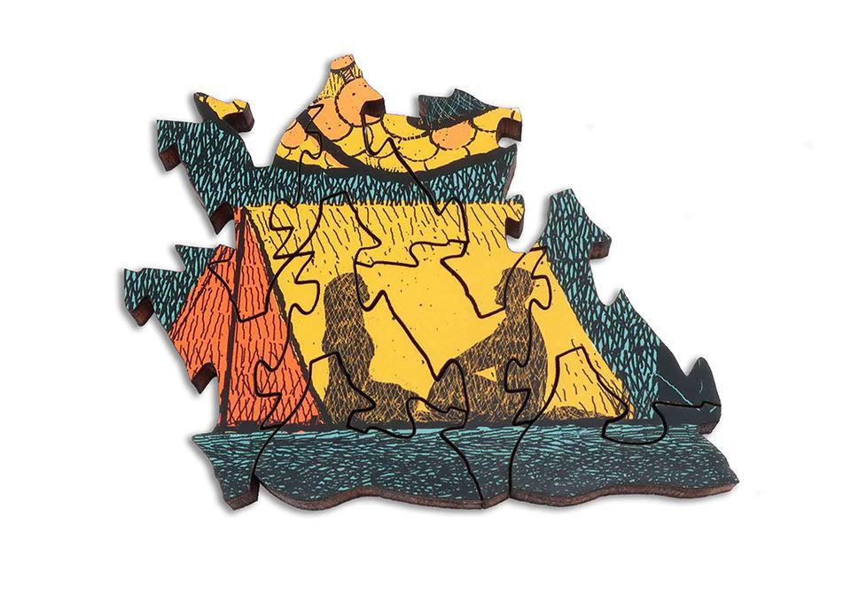 Dragon Moon Wooden Jigsaw Puzzle