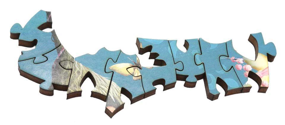 Sky Village Wooden Jigsaw Puzzle