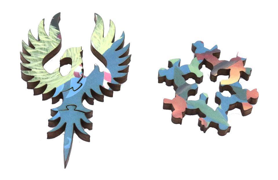 Sky Village Wooden Jigsaw Puzzle
