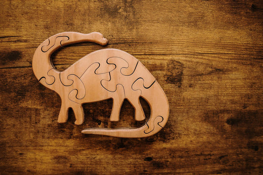 Double-Sided Brontosaurus Puzzle