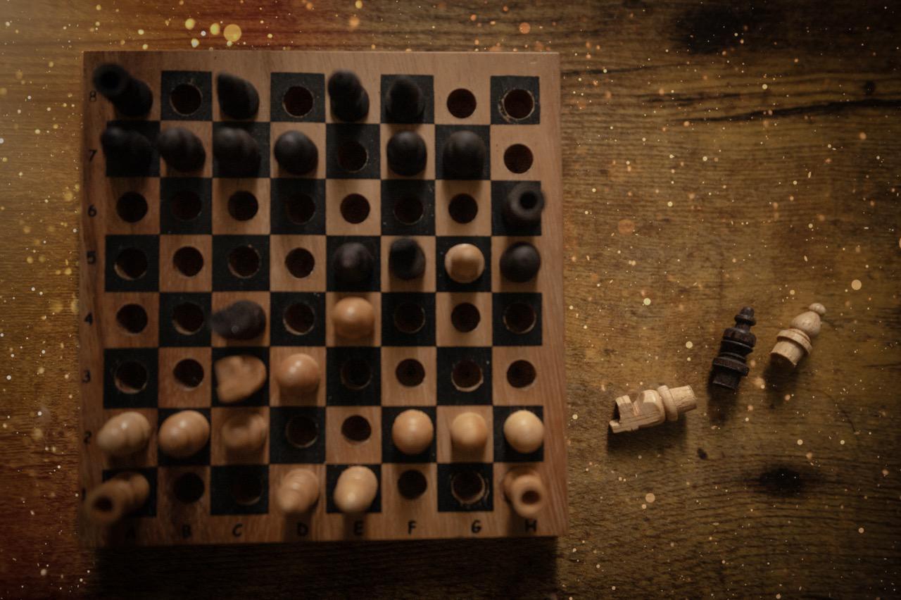 Chess With Carved Men