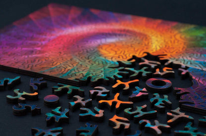 Spectrum Web Wood Jigsaw Puzzle