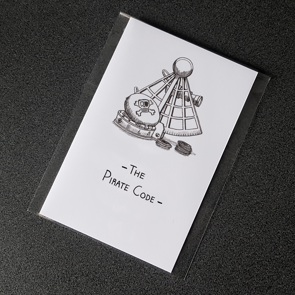 "The Pirate Code" Puzzle Card (Medium)