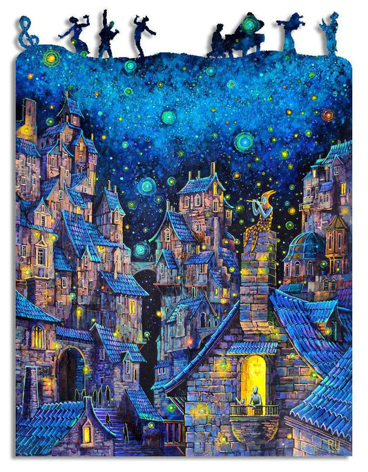 Night Concert Wooden Jigsaw Puzzle