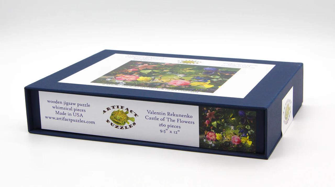 Castle of The Flowers Wooden Jigsaw Puzzle