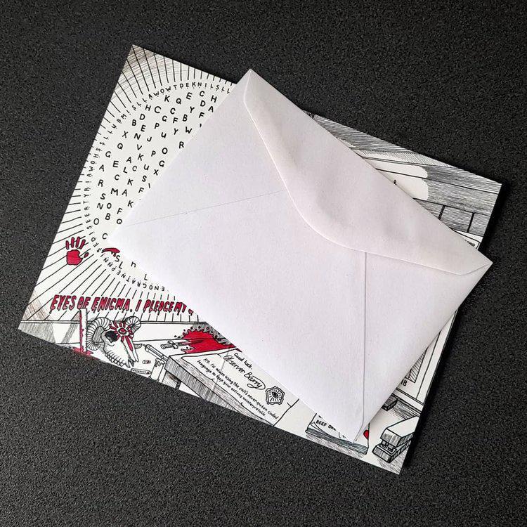 "Blood Sacrifice of a Salesman" Puzzle Card (Hard)