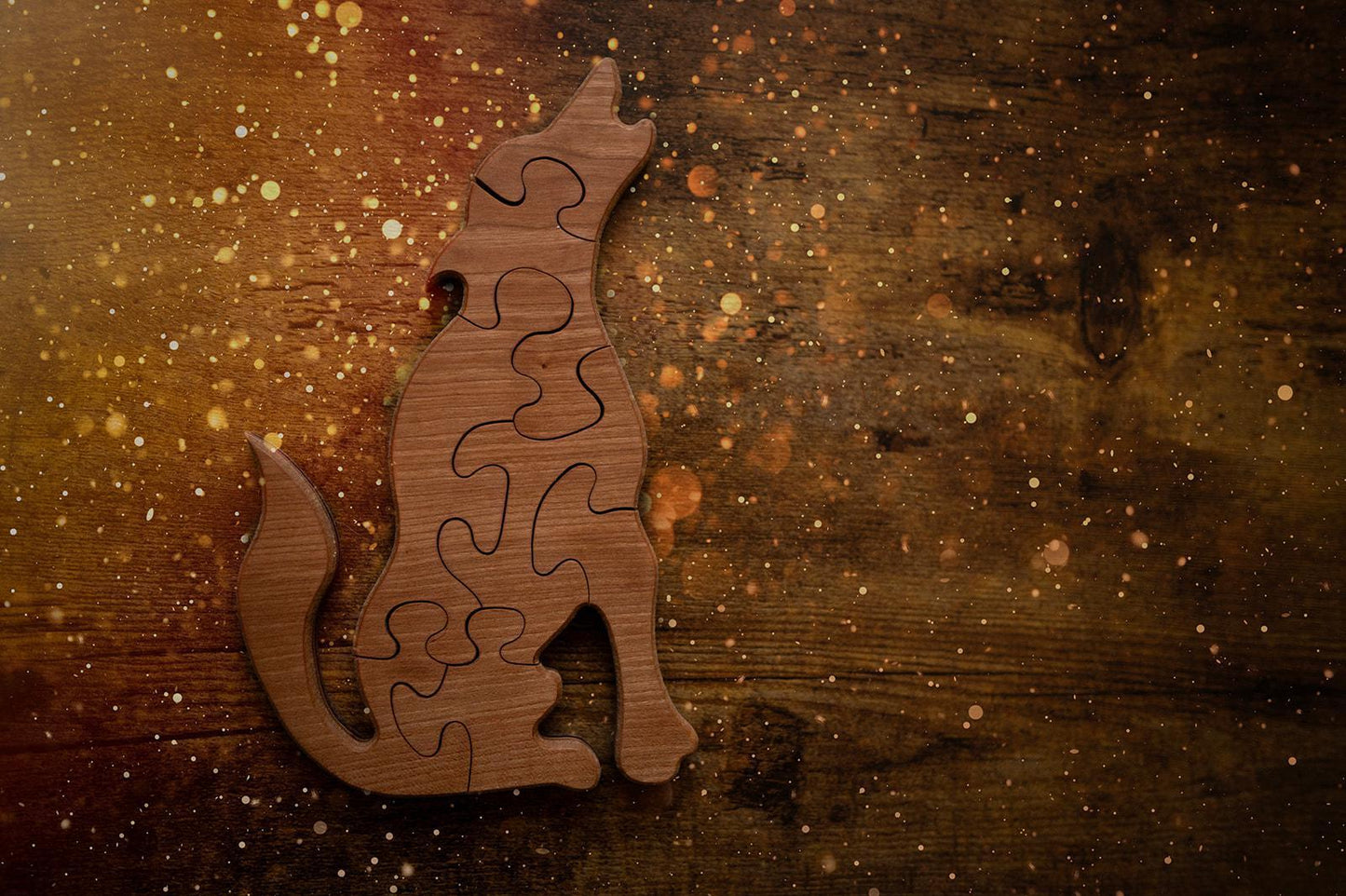 Double Sided Wolf Puzzle