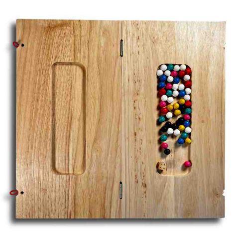 Barricade Large Rubberwood