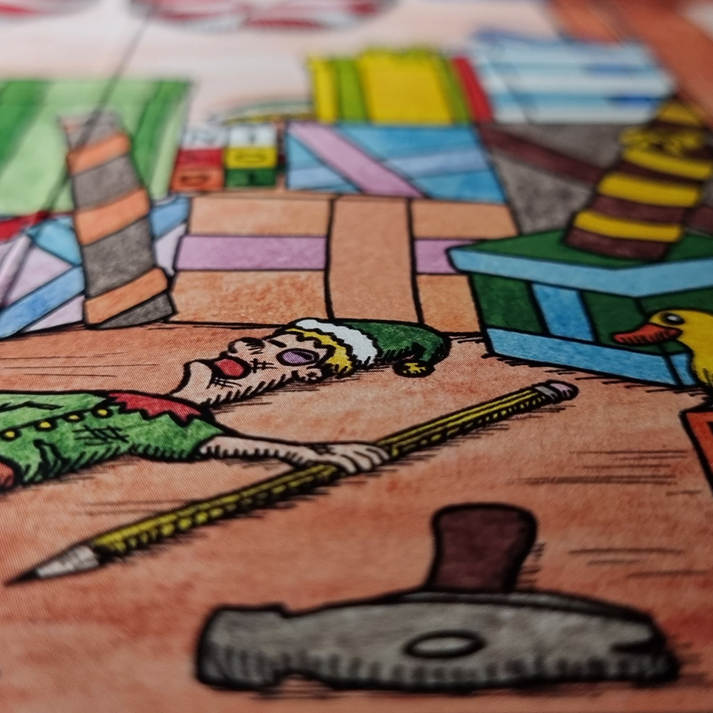 "Twas the Fight Before Christmas" Puzzle Card (Very Hard)