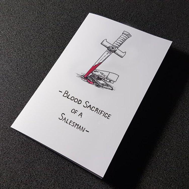 "Blood Sacrifice of a Salesman" Puzzle Card (Hard)
