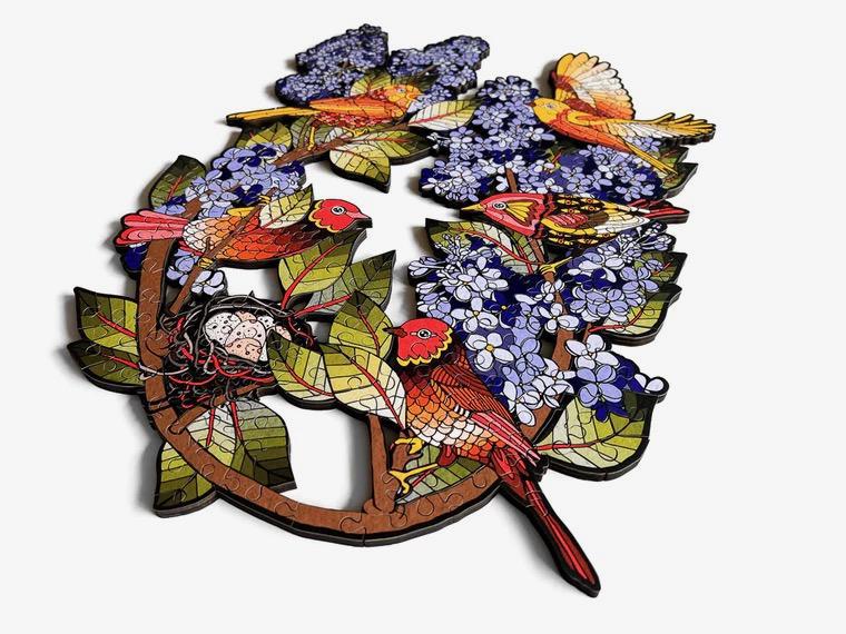 Songbirds Wood Jigsaw Puzzle