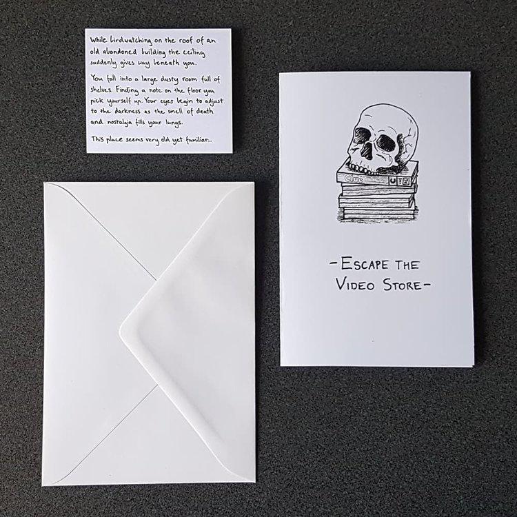 "Escape the Video Store" Puzzle Card (Very Hard)