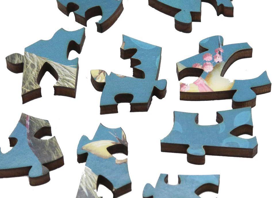 Sky Village Wooden Jigsaw Puzzle