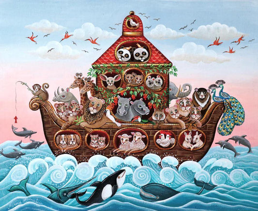 Noah's Ark Wooden Jigsaw Puzzle