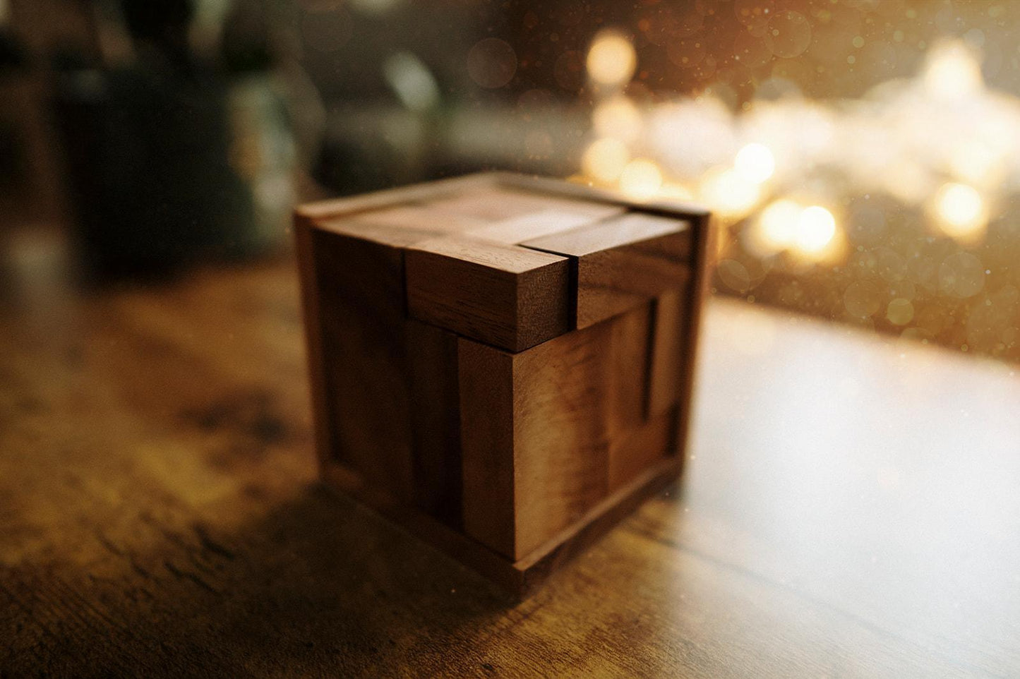 8 L-ements puzzle 4x4x4 cube with added challenges