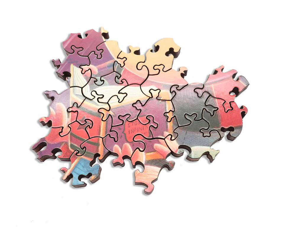 Word Travels West Wooden Jigsaw