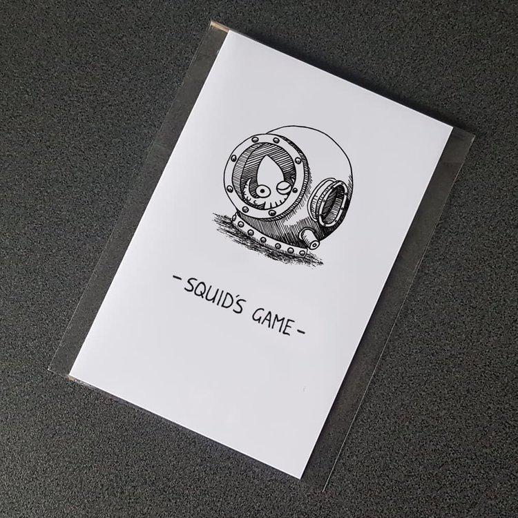 "Squid's Game" Puzzle Card (Very Easy)