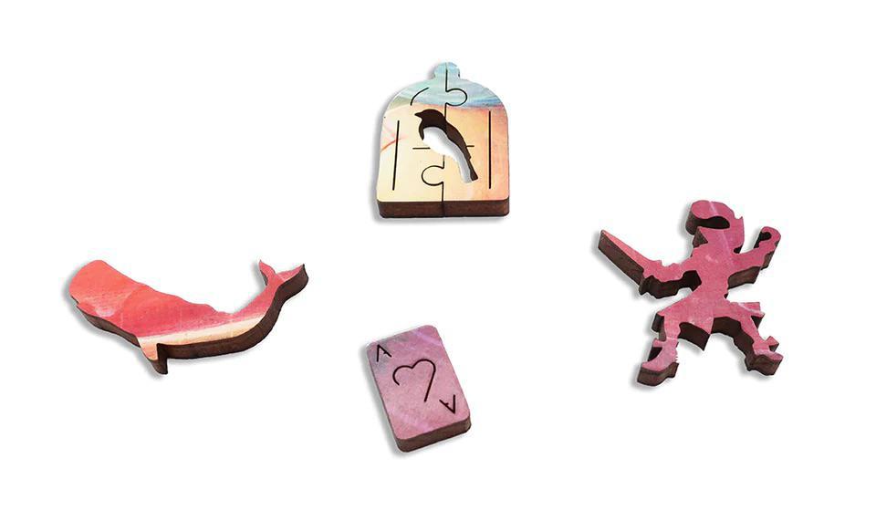 Word Travels West Wooden Jigsaw