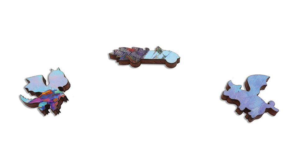 Floating Town Wood Jigsaw Puzzle