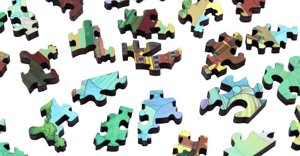 Celestial City Wooden Jigsaw Puzzle