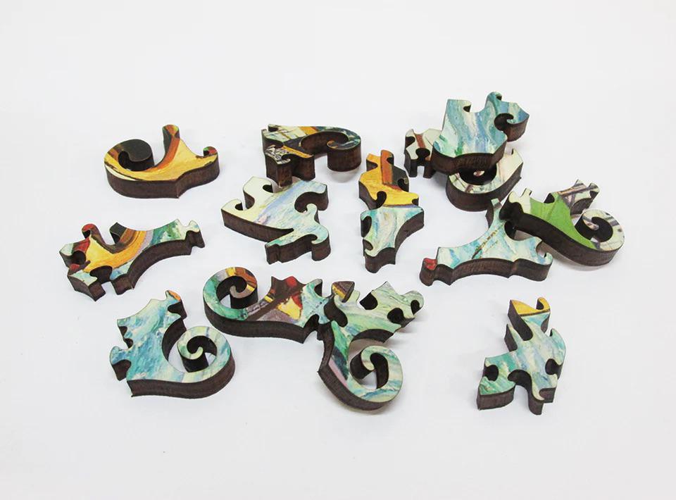 Dancing Boats Wooden Jigsaw Puzzle