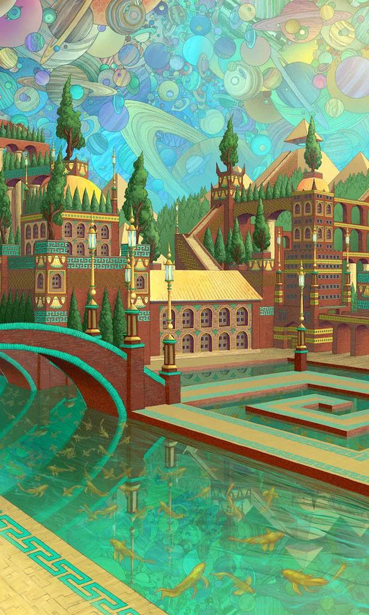 Celestial City Wooden Jigsaw Puzzle