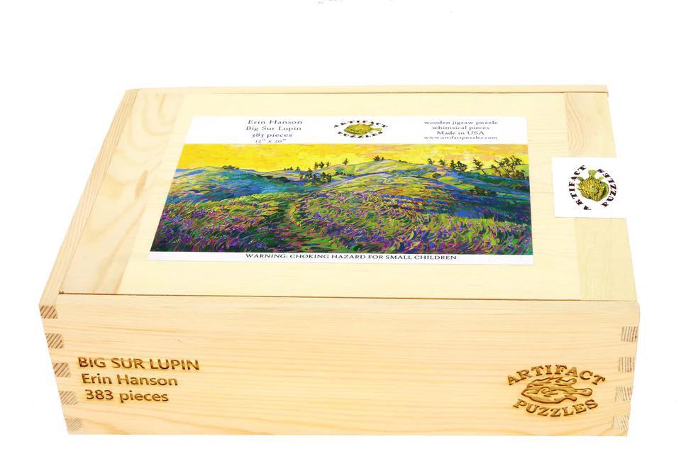 Big Sur Lupin Wooden Jigsaw Puzzle
