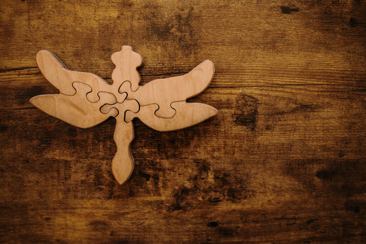 Double-Sided Dragonfly Puzzle