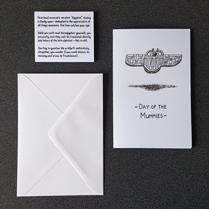 "Day of the Mummies" Puzzle Card (Easy)