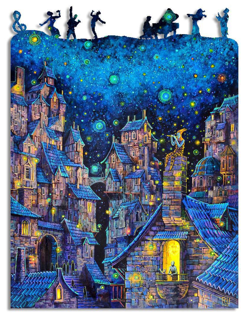 Night Concert Wooden Jigsaw Puzzle