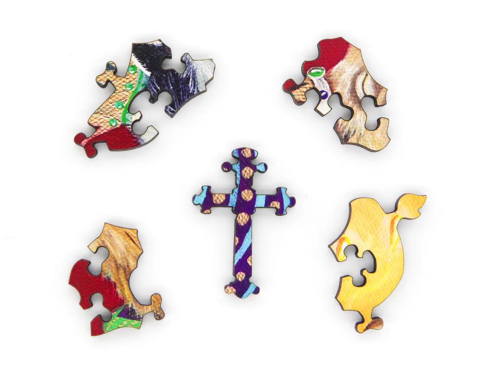 We Three Kings Seven Day Advent Calendar Wooden Jigsaw Puzzle