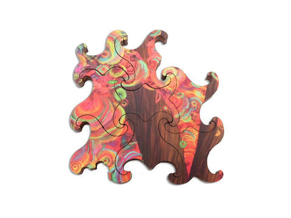 Twilight Treehouse of the Phosphorescent Forest Wooden Jigsaw Puzzle