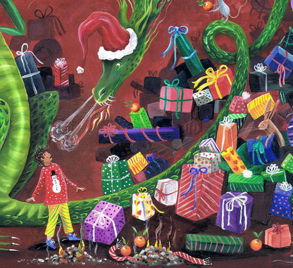 Naughty Or Nice Wooden Jigsaw Puzzle