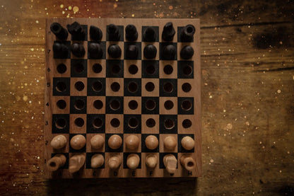 Chess With Carved Men