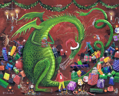 Naughty Or Nice Wooden Jigsaw Puzzle