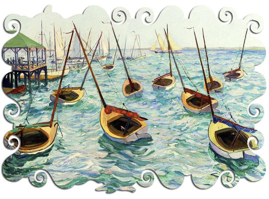Dancing Boats Wooden Jigsaw Puzzle