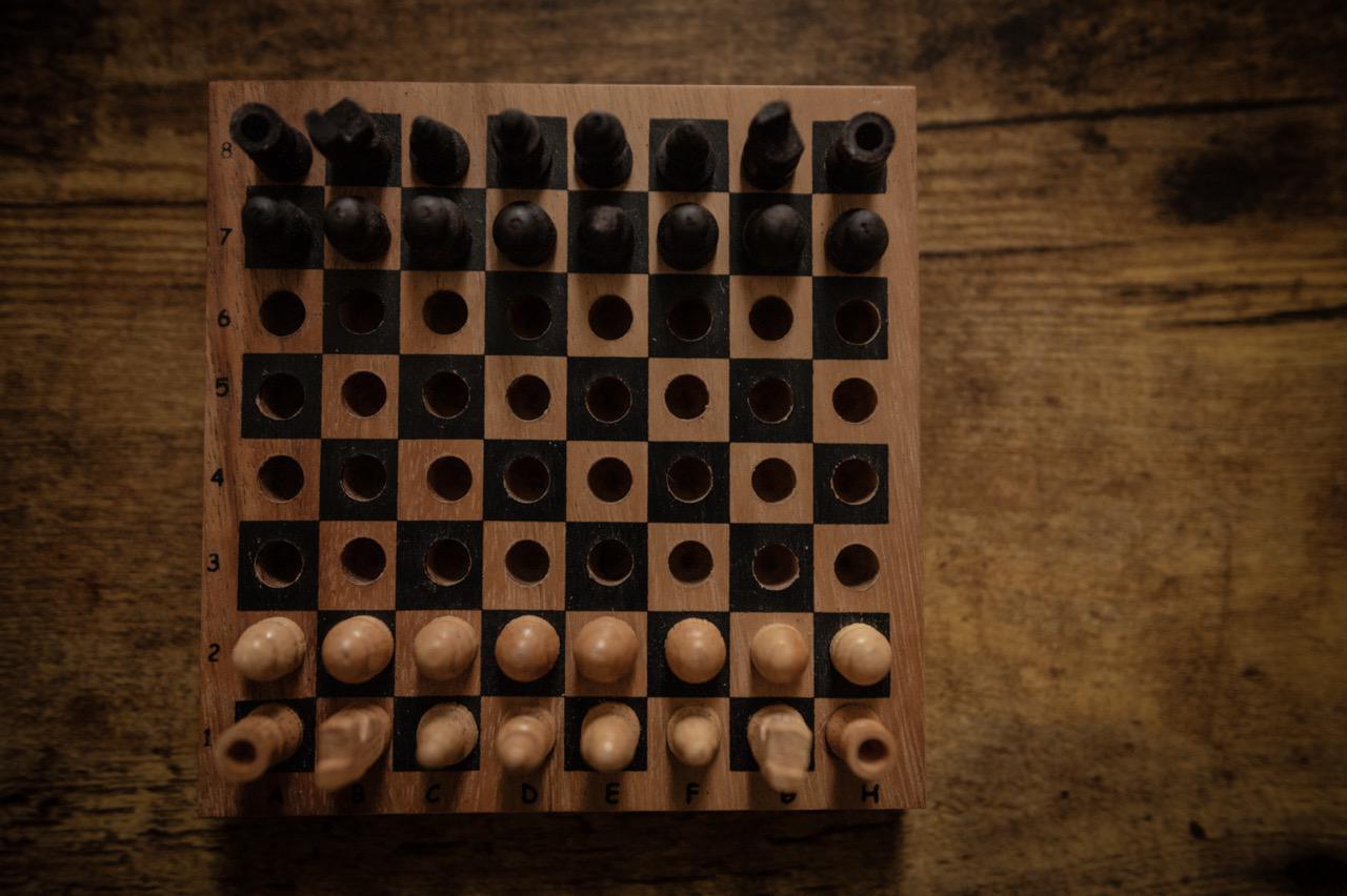 Chess With Carved Men