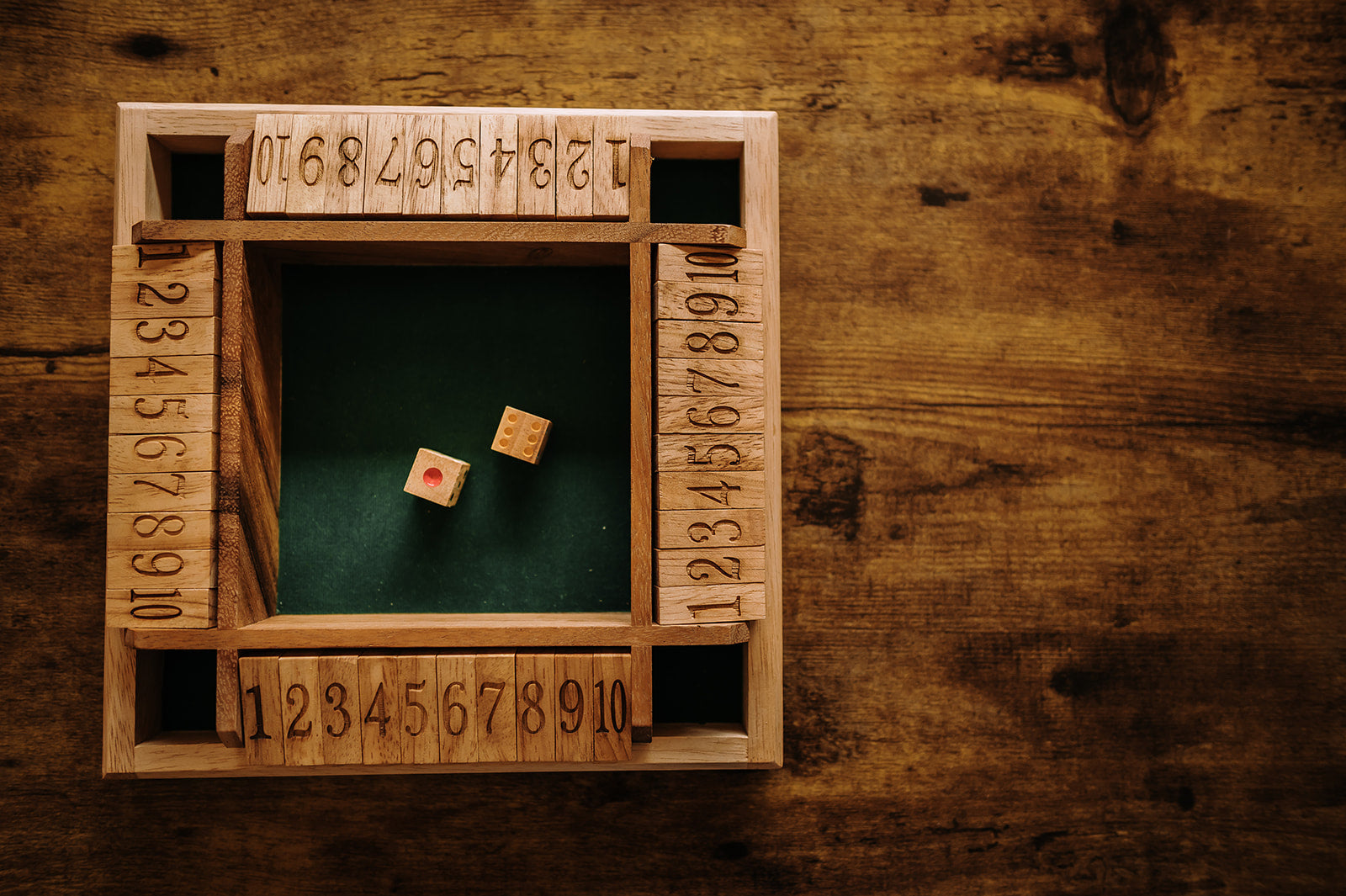 Shut box 4 row – Puzzled