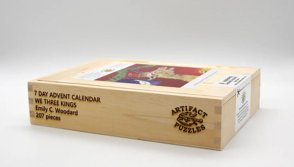 We Three Kings Seven Day Advent Calendar Wooden Jigsaw Puzzle