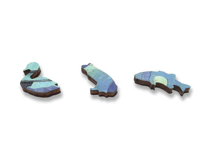 Kawase Hasui Nocturne Wooden Jigsaw Puzzle