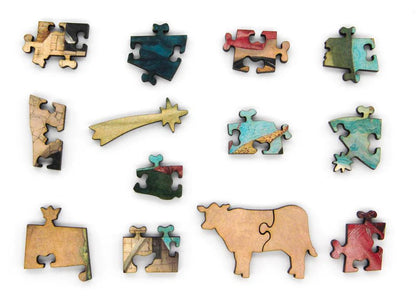 Adoration Of The Magi (Hieronymus Bosch) Wooden Jigsaw Puzzle