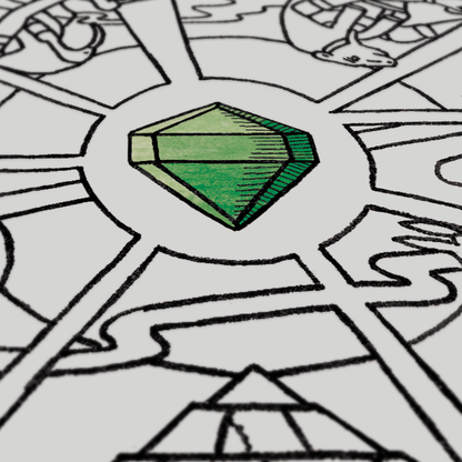 "Day of the Mummies" Puzzle Card (Easy)