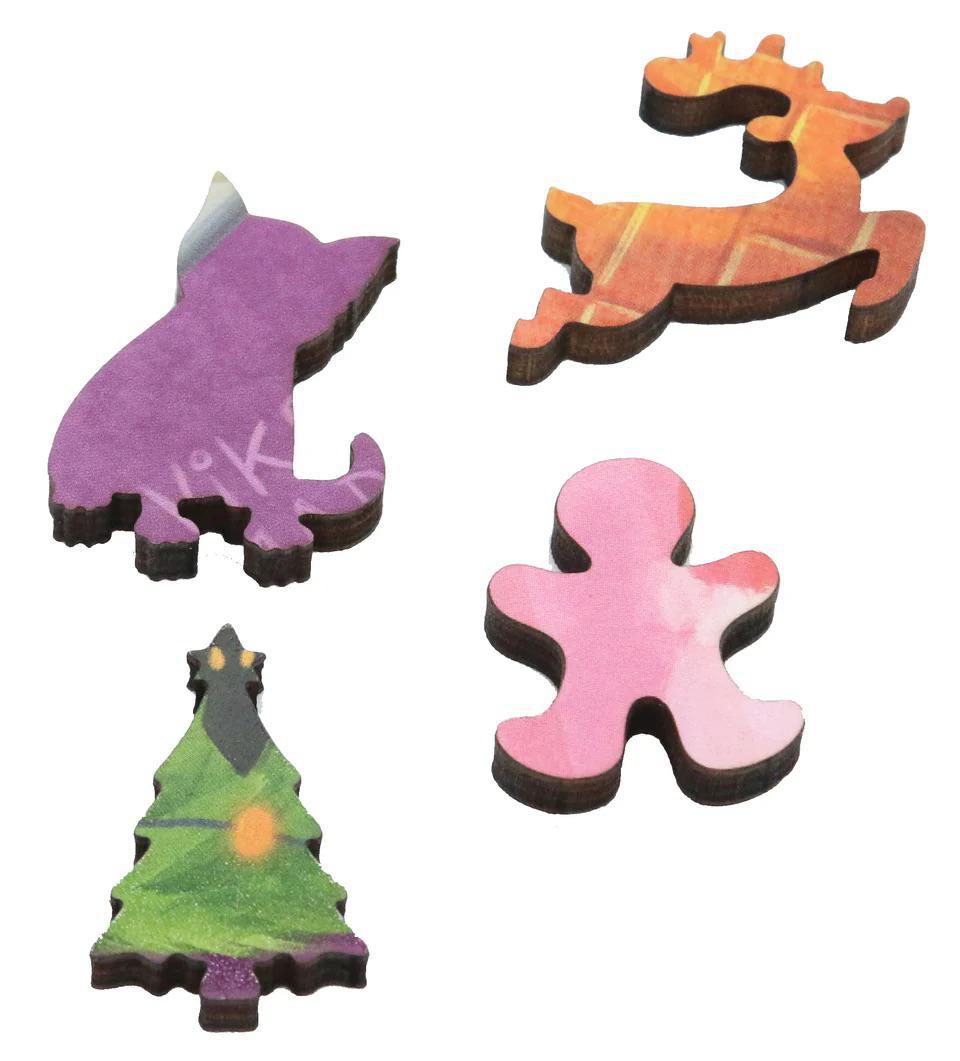 Holiday Spirits Wooden Jigsaw Puzzle