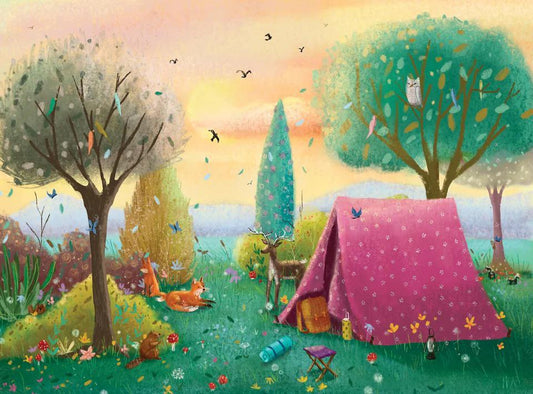 Freedom Camping Wooden Jigsaw Puzzle