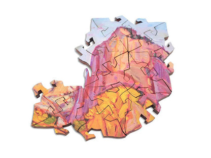 Hues of Zion Wooden Jigsaw Puzzle