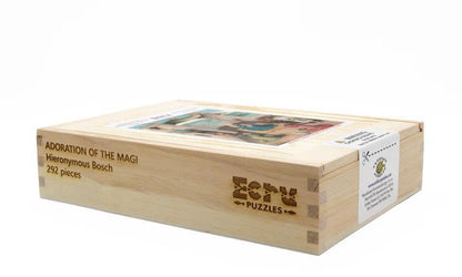 Adoration Of The Magi (Hieronymus Bosch) Wooden Jigsaw Puzzle