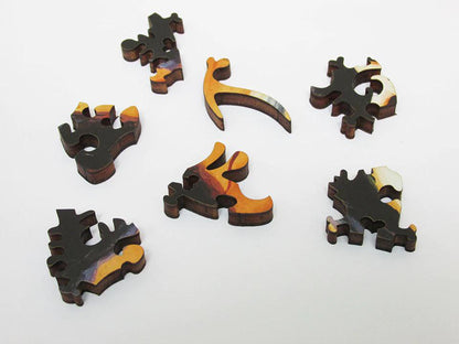 Short Lived Balloon Wooden Jigsaw Puzzle