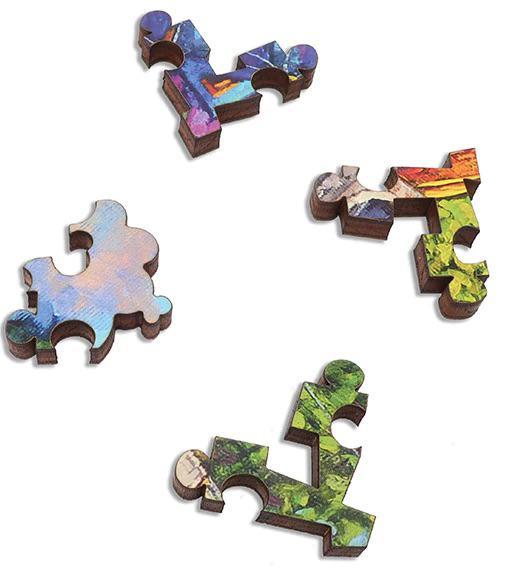 Floating Town Wood Jigsaw Puzzle