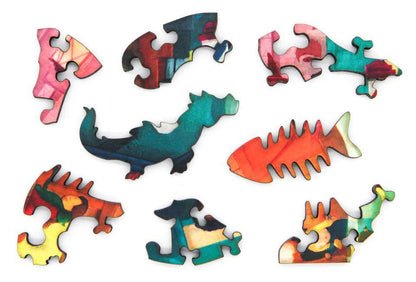 Magic Alley Wooden Jigsaw Puzzle