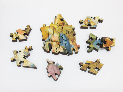 Adoration of the Magi Wooden Jigsaw Puzzle